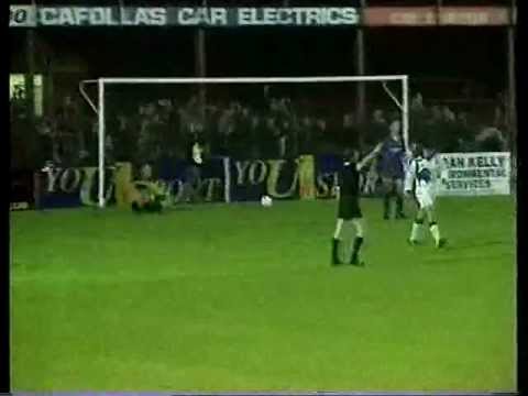 Ards 3 Glentoran 4 Ulster Cup Quarter Final