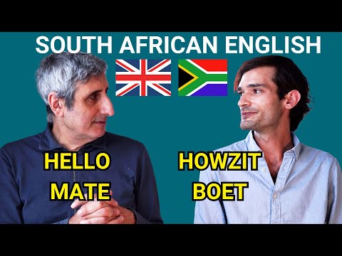 THE SOUTH AFRICAN ENGLISH ACCENT Explained to a LONDONER