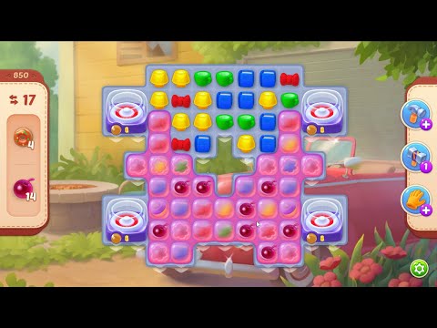 Homescapes level 850 - 17 Moves - No Boosters