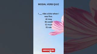 Modal Verbs Quiz | Can You Choose the Right One? | Modal Verbs Challenge| English Grammar Quiz