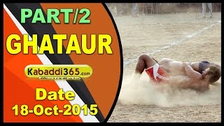 (1) Ghataur (Mohali) Kabaddi Tournament 18 Oct 2015