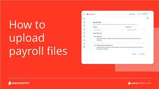 How to upload payroll files