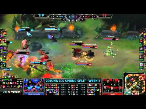 TIP vs T8 - Insane Wombo Combo NA LCS Spring 2015