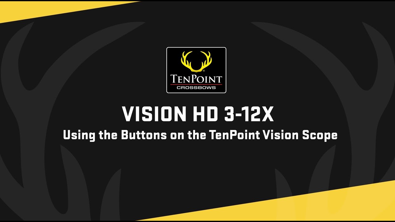 Using the Buttons on the TenPoint Vision HD Digital Rangefinding Scope