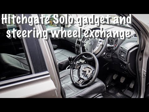 Hitchgate Solo gadget and steering wheel exchange/ステアリングがボロボロになったから交換する