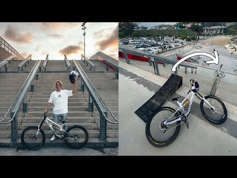 20 Stairs Backflip - by Fabio Wibmer