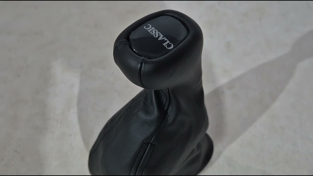 Mercedes E-сlass W210 1995-2002 гг. Mercedes W210 Ручка КПП с чехлом и рамкой (Classic) Video 1