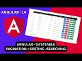 Implement dataTable in angular | angular-datatable