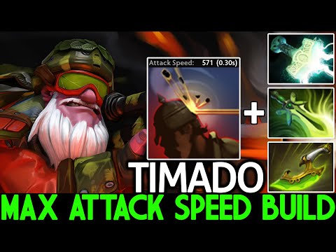 TIMADO [Sniper] Unlimited Headshot with Max Attack Speed Build Dota 2