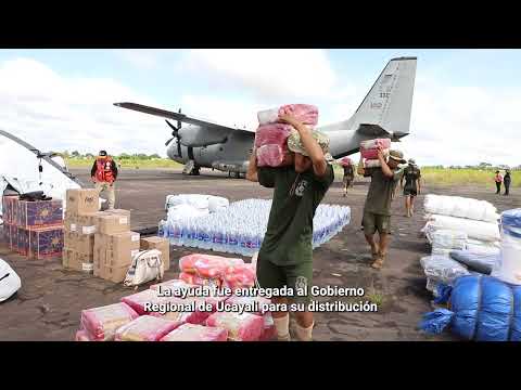 Entrega de donaciones en Purús, Ucayali