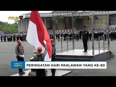 POLDA KALSEL MELAKSANAKAN UPACARA PERINGATAN HARI PAHLAWAN YANG KE-80