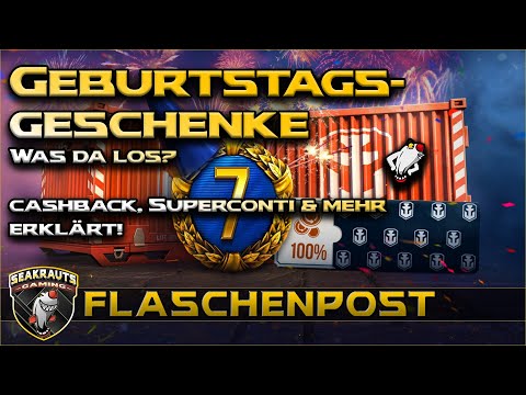 Geburtstagsgeschenke - Was da los? Erklärung &  Aktueller Status!  World of Warships [Deutsch]