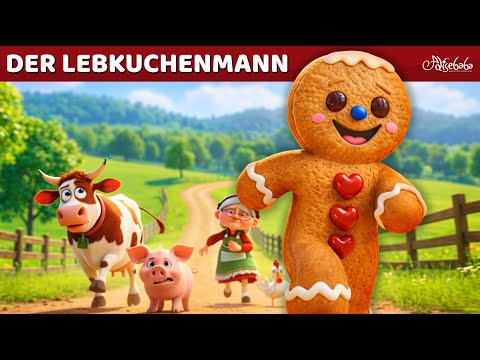 Der Lebkuchenmann  🍪 Märchen für Kinder | Gute Nacht Geschichte für Kinder