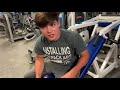 I did ALL the weight on a new machine