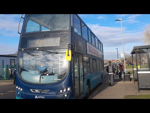 arriva Northumbia 7608 NK59DMF Wright vdl gemini 2 DB300 X7 Blyth