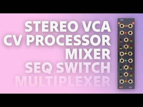 The many faces of a quadruple VCA: some daily patch examples with the Frap Tools 411