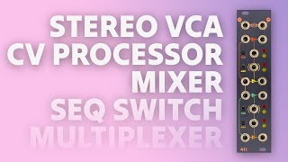 Video thumbnail for The many faces of a quadruple VCA: some daily patch examples with the Frap Tools 411 by Frap Tools