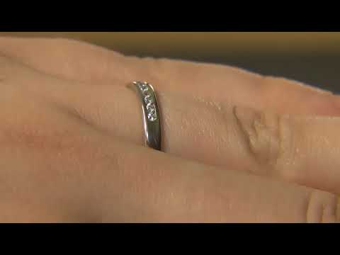 WR3089 0.25 Carat Channel Set Ladies Diamond Wedding Ring