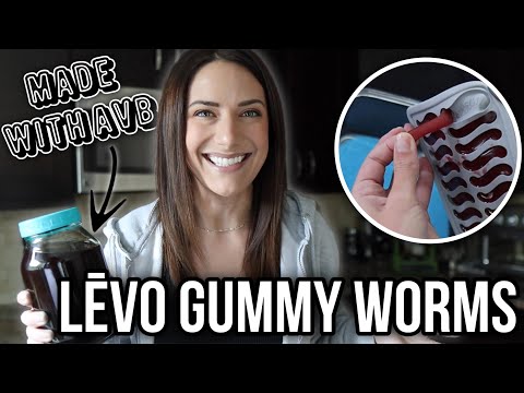 MAKING 🍃 GUMMY WORMS WITH AVB | using the LĒVO C infusion machine