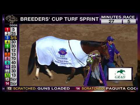 Caledonia Road Wins 14 Hands Winery Breeders' Cup Juvenile Fillies Grade I Race 4 at Del Mar 11/4/17