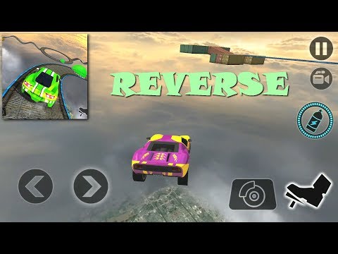 Cool Fullscreen Reverse Gameplay HD - Impossible Stunt Car Tracks 3D Level 4