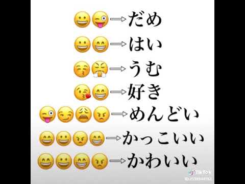絵文字の意味がわかるよー