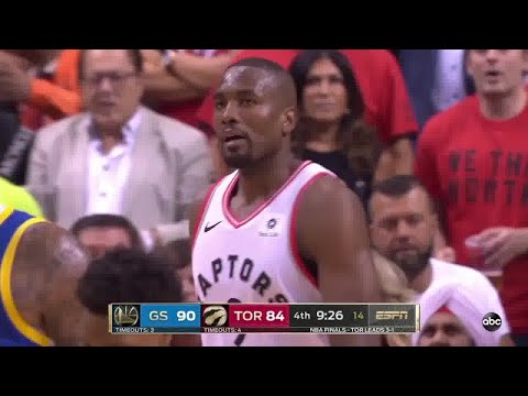 Serge Ibaka All Game Actions 2019 NBA Finals Game 5 Warriors vs Raptors Highlights