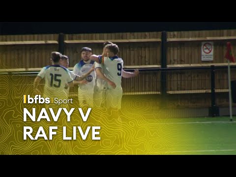 Royal Navy v RAF LIVE | Inter Services under-23 football