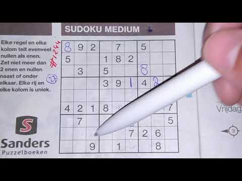 Ok, listen up; these sudokus are doable! (#1244) Medium Sudoku puzzle. 07-29-2020 part 2 of 3