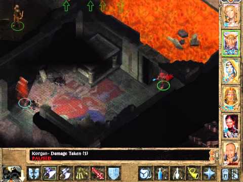 Let's Play Baldur's Gate 2 247 Pool of Lava