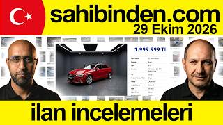 2CR Canlı - 29 Ekim 2026 - İkinci El İlan İncelemeleri #sahibinden