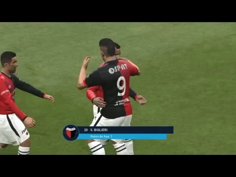 Gol de Biglieri  Tigre 0 Colon 2  Liguilla  Pre Sudamericano  Pes 16 FPT