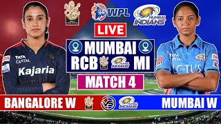 Royal Challengers Bangalore W vs Mumbai Indians W WPL Live Scores | RCB W vs MI W Live Commentary