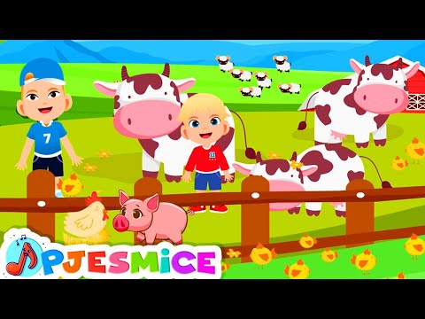Striko Manči Ima Farmu 🎵 Dječja Pjesmica o Životinjama na Hrvatskom Jeziku (Old McDonald had a farm)