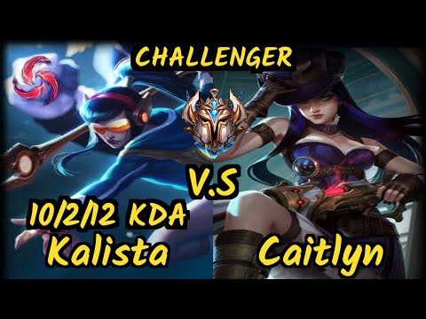 Sedrion (KALISTA) vs CAITLYN - 10/2/12 KDA BOTTOM ADC CHALLENGER GAMEPLAY - EUW