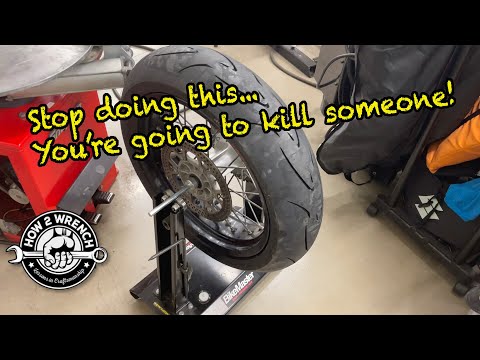 Use these wheel weights on spoke wheels when balancing. Or it may kill someone! #wheelbalancing