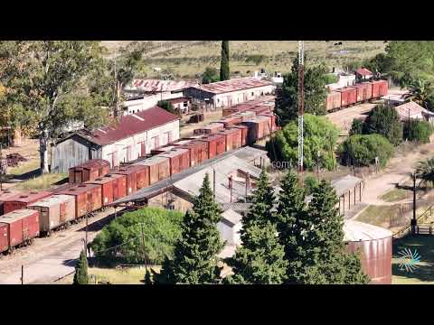 Video aéreo de la estación de trenes de Nico Pérez, Florida M3 11852 57T