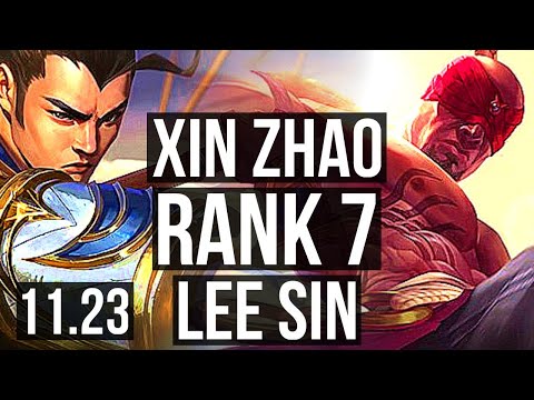 XIN vs LEE (JNG) | Rank 3 Xin, Rank 7, 8/2/14 | KR Challenger | 11.23