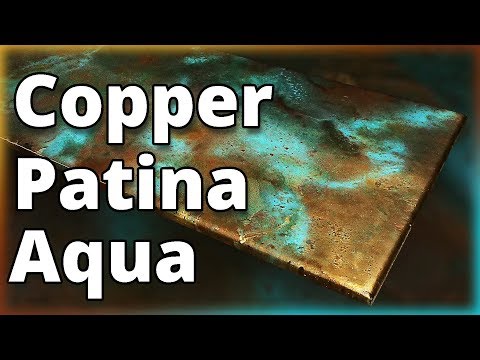 How To Make Wood Look Like Aqua Patina Copper using Epoxy | Stone Coat Countertops