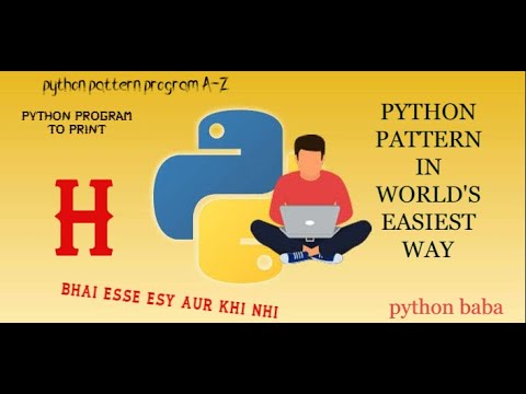 Python Pattern Program To Print Star In H Shape