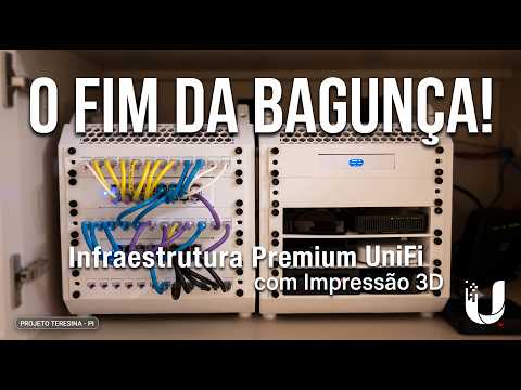 O Cérebro da Casa Inteligente: O Rack 3D Perfeito para UniFi