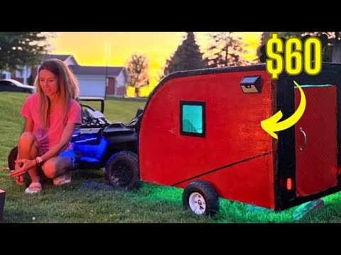 I built a Micro Camper for $60! Full DIY Build