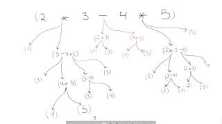 leetcode 241 Different Ways to Add Parentheses