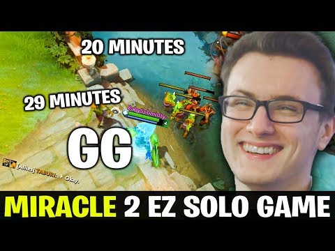 Miracle 2 very Short Solo Ranked Game