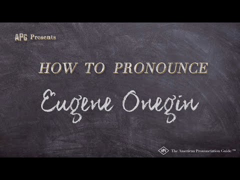 How to Pronounce Eugene Onegin (Real Life Examples!)