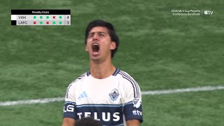 Penalty Shootout To Advance! | Vancouver Whitecaps FC vs. LAFC | 2025 Audi MLS Cup Playoffs
