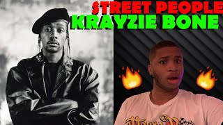 STREET PEOPLE KRAYZIE BONE REACTION | HE SNAPPED!!