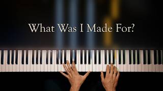 What Was I Made For? \\ Jacob's Piano \\ Synthesia Tutorial
