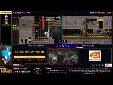 Super Mario Maker (3v3 Blind Level Race) [SGDQ2018]