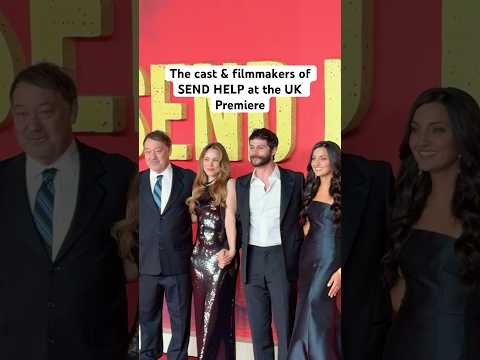 Cheers to the cast & filmmakers of SEND HELP in London for the UK Premiere!